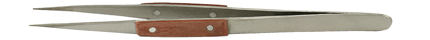 Value-Tec 62.MS robuste, schlanke Pinzette mit Isoliergriffen, Typ 62, geriffelte, spitz zulaufende Spitzen, 165 mm,  magnetisch, Edelstahl